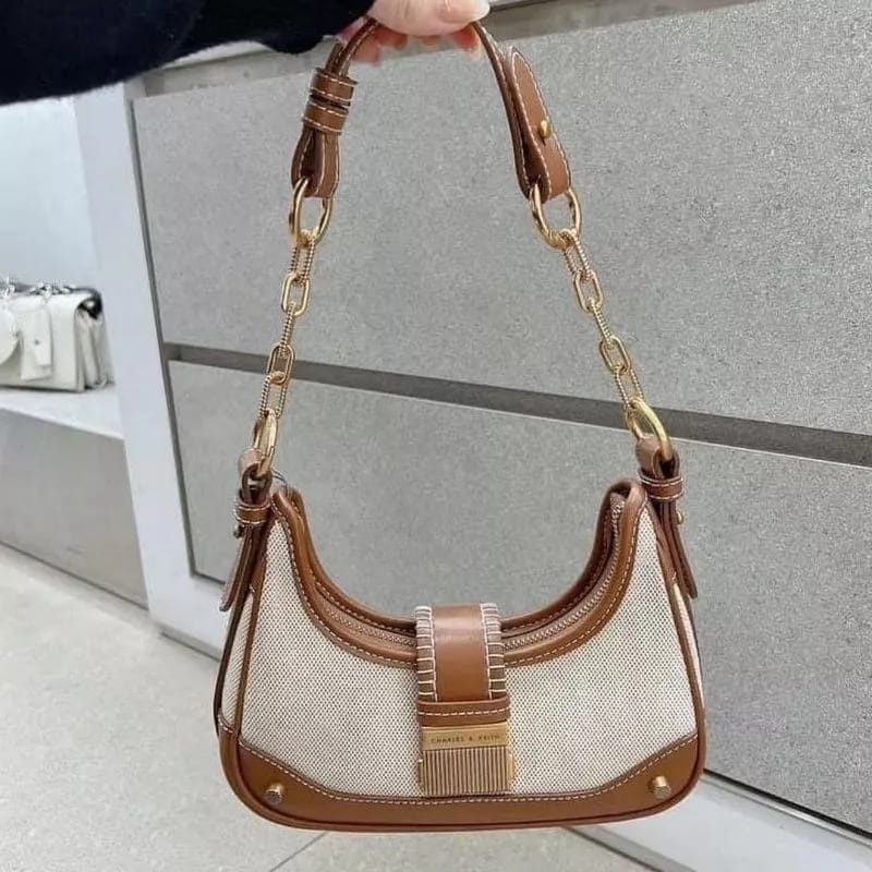 Jual [4.4 Bagi-Bagi Bonus Sale] - Tas Wanita CK Rabbit Tweed Handle TC ...