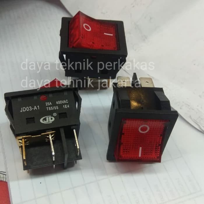Jual saklar mesin las rhino- switch on-off 25a - swit mesin las tahan ...
