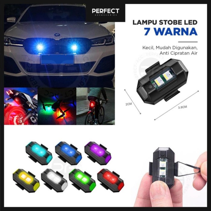 Jual Lampu Led Kedip Sepeda Motor Mobil Led Usb Model Pesawat Kode Shopee Indonesia