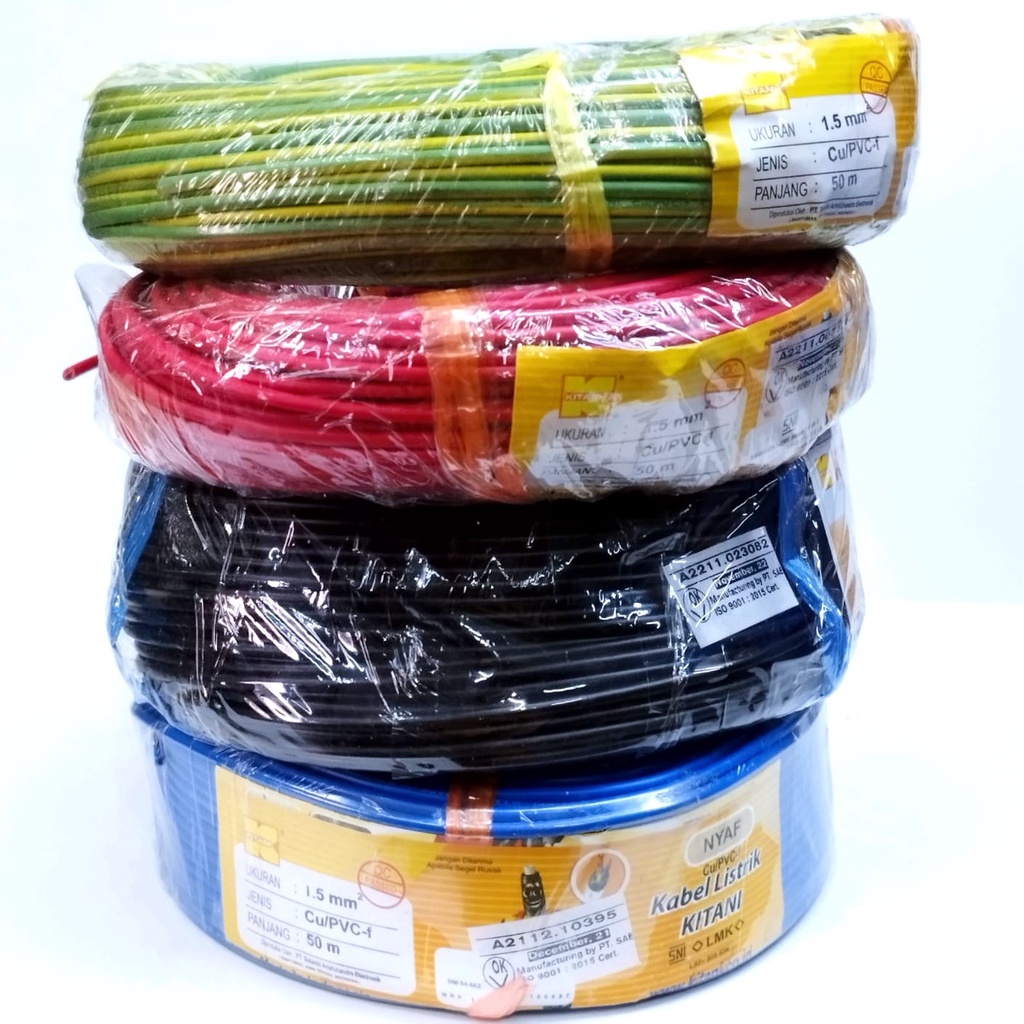 Jual Kabel Listrik Nyaf Mm Kitani Rol M Tembaga Sni Shopee Indonesia