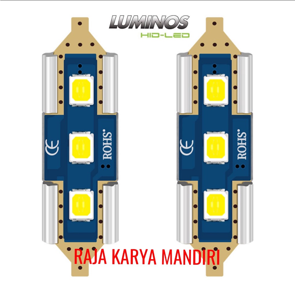 Jual LAMPU LED PLAFON CABIN KABIN MOBIL LED PLAFON CANBUS LUXIMOS 31MM ...