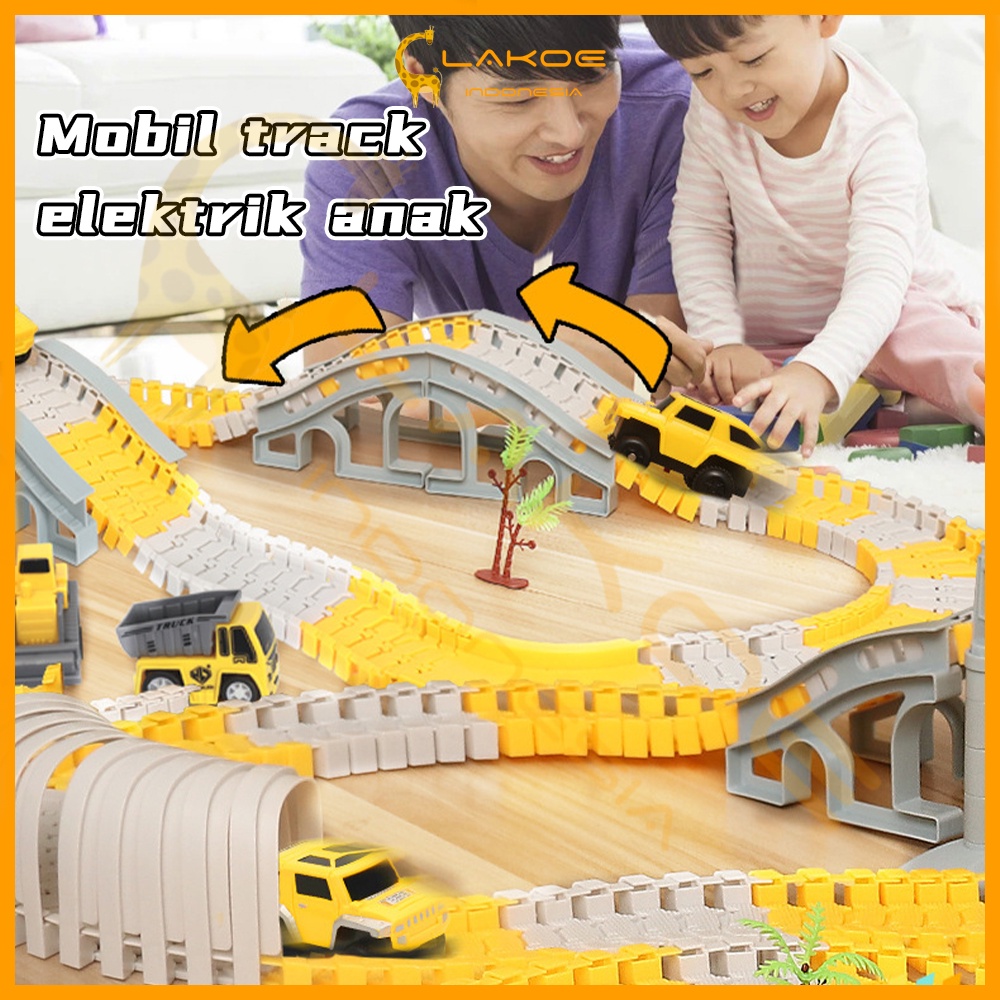 Jual Lakoe Mobilan Diy Perakitan Mainan Truk Kereta Api Edukatif Anak Mainan Anak Engineering