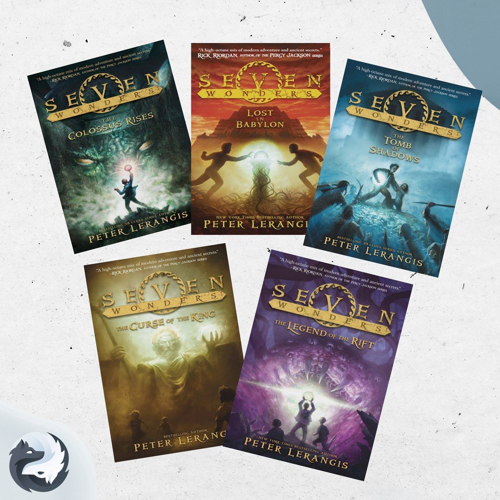 Jual Seven Wonders Book Series Peter Lerangis (Colossus Rises, Lost in ...