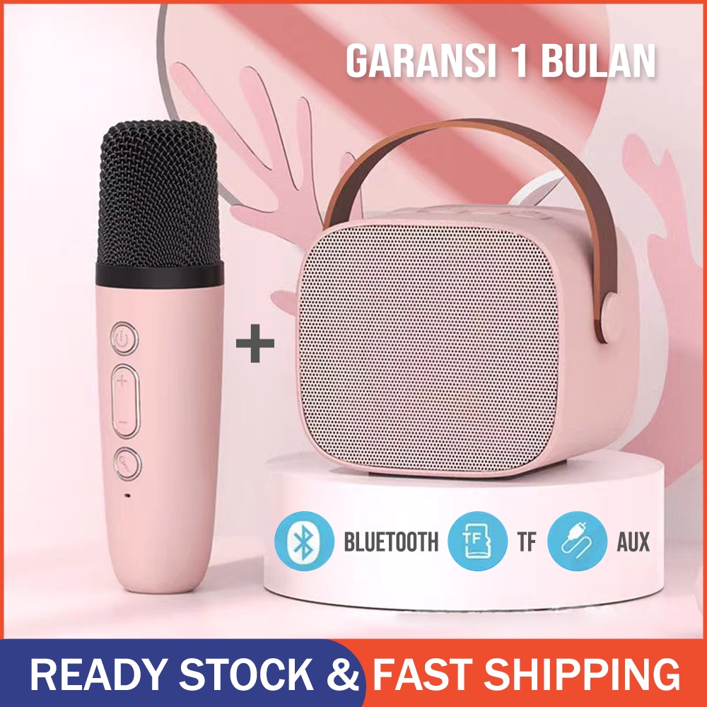 Jual Portable Speaker Karaoke Bluetooth Mini Full Bass Wireless Dapat ...