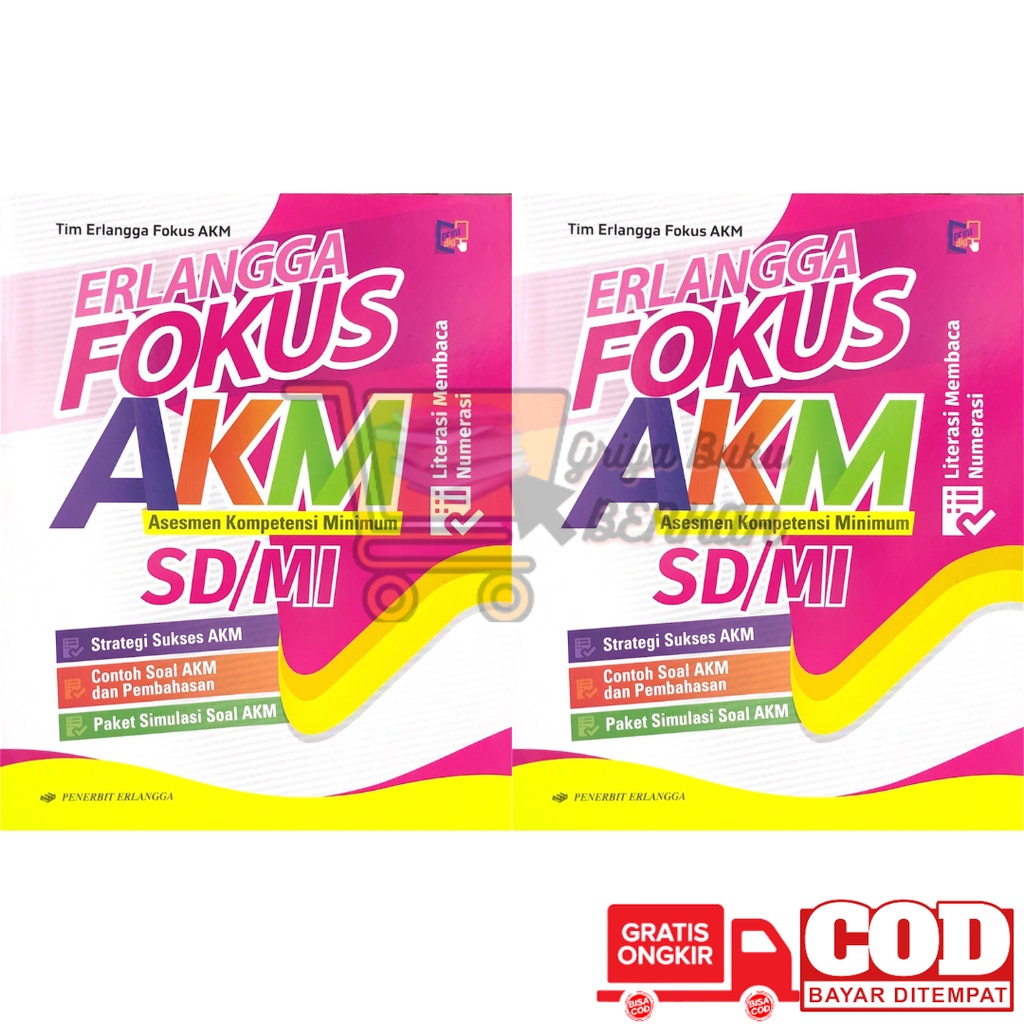 Jual Buku Erlangga FOKUS AKM Asesmen Kompeten Minimum Untuk SD/MI ...