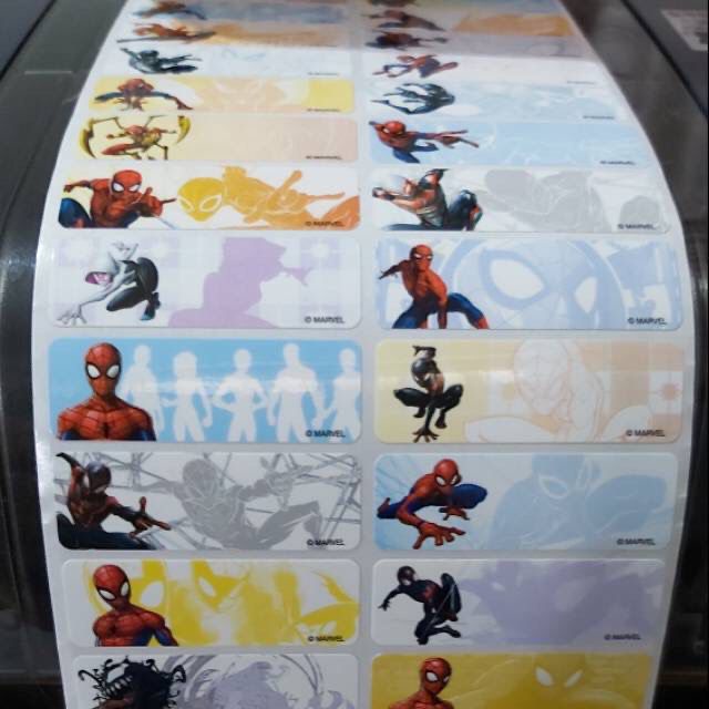 Jual Stiker Anak Karakter Spiderman Label Buku Sekolah | Shopee Indonesia