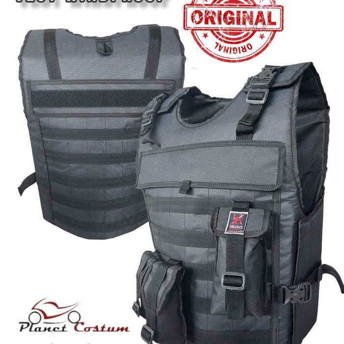 Jual Rompi Motor Nusa Tactical Vest Windproof - Hitam | Shopee Indonesia