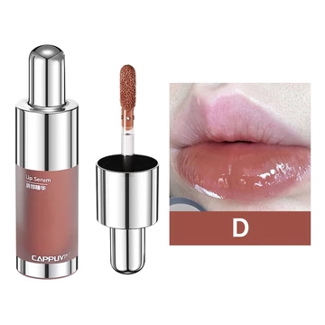 ❤️CAPPUVINI Lip Gloss Botol Susu Kecil Cermin Lip Glaze Waterproof Lipstik Glossy Esensi