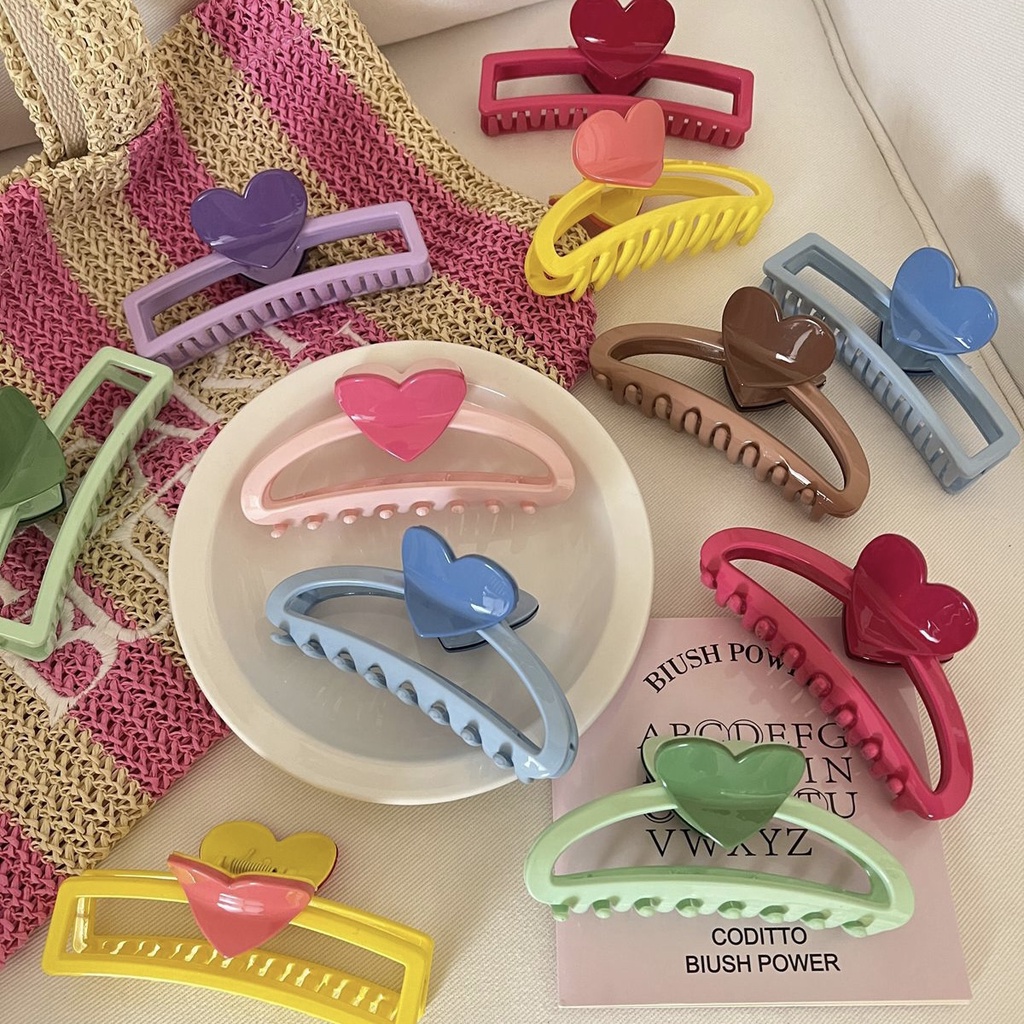 Jual Town Shell - Ubud Cute Colorfull Korean Hair Claw / Jepit Rambut ...