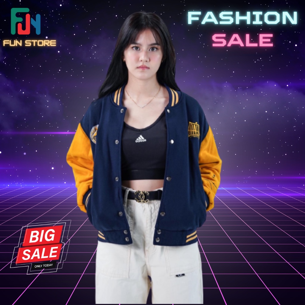 Jual Terbaru jaket Onic Esport Varsity 2023 Mpl Season 11 Oversize ...
