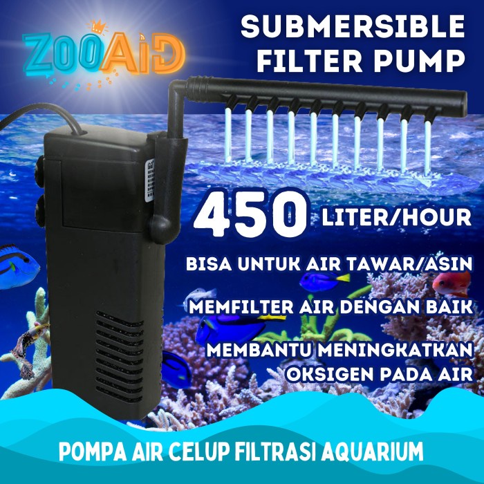 Jual SUN HJ 611B MINI INTERNAL FILTER AIR MANCUR POMPA AQUARIUM KECIL