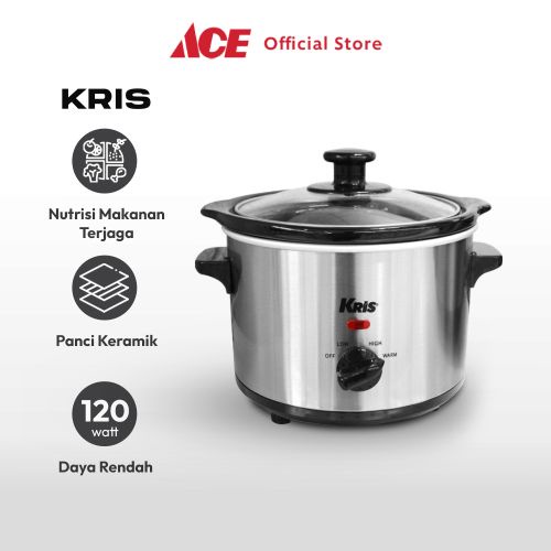 Jual Ace Kris 1.5 Ltr Slow Cooker - Silver Alat Masak Kuah Sup ...