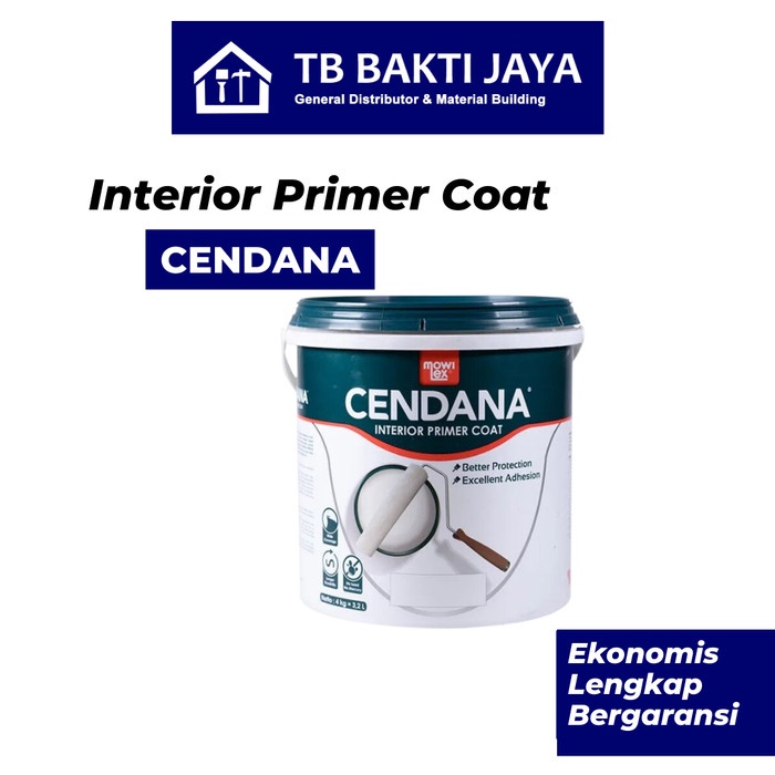 Jual Interior Primer Coat Mowilex Cendana Cat Dasar 4 Kg Shopee Indonesia