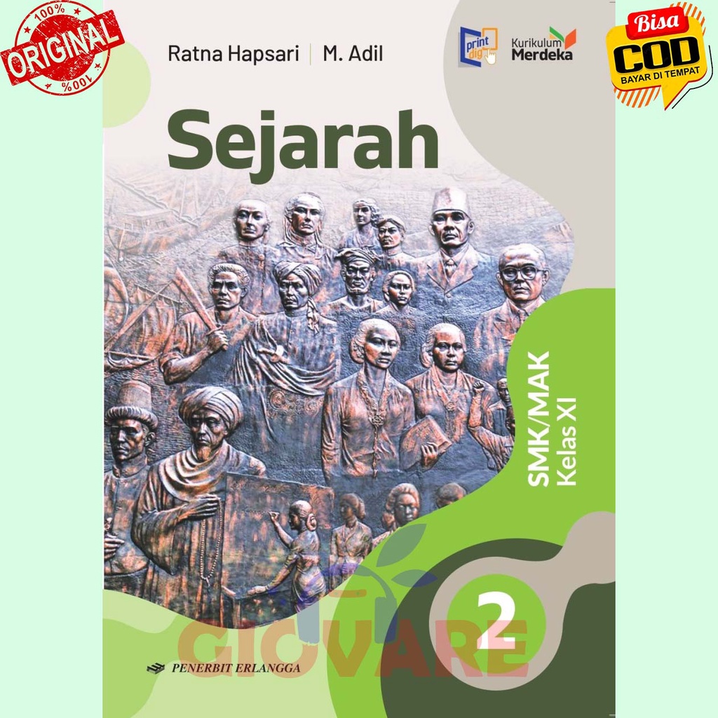 Jual Buku Sejarah Kelas 11 Erlangga Kurikulum Merdeka Sejarah Smkmak Kls11km Shopee Indonesia 4106