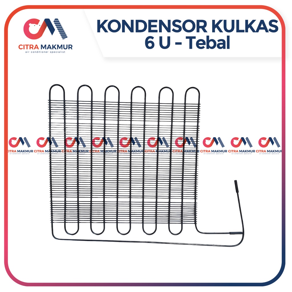 Jual Kondensor Kulkas 1 Pintu 6U 6 U Kawat Tebal Freezer Aqua Toshiba ...