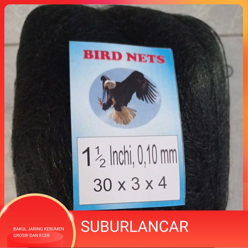 Jual Jaring Burung Hitam Siap Pakai Ada Kantong Tali Jaring Burung