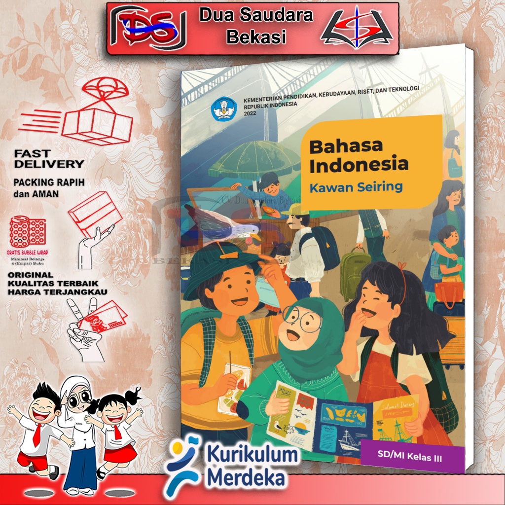 Jual K-Mer B Indo Kls 3 SD/MI "Kawan Seiring" Kurikulum Merdeka || Buku ...