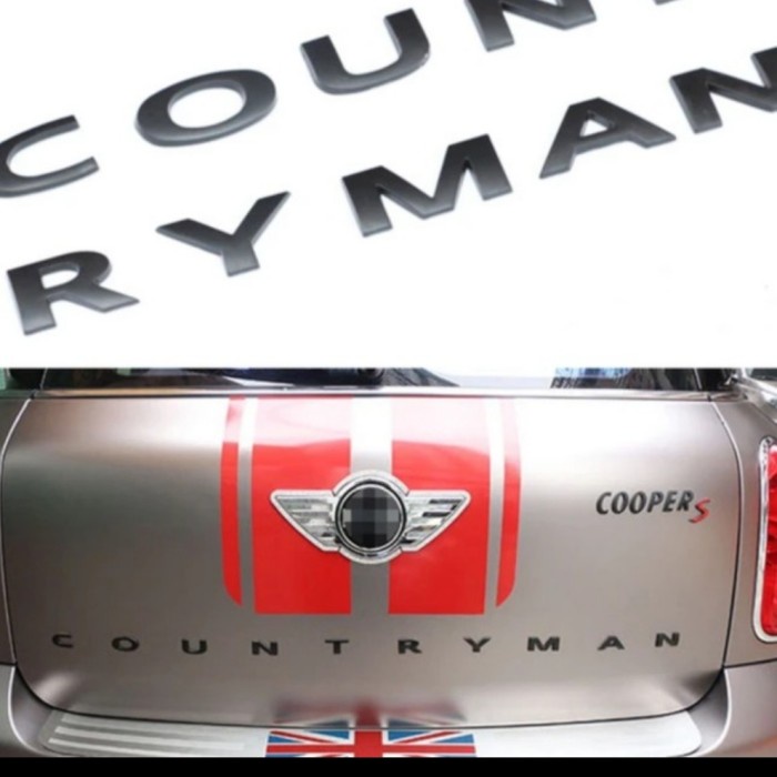 Jual Emblem 3D Tulisan COUNTRYMAN Mini Cooper F60 Emblem Sticker Bagasi ...