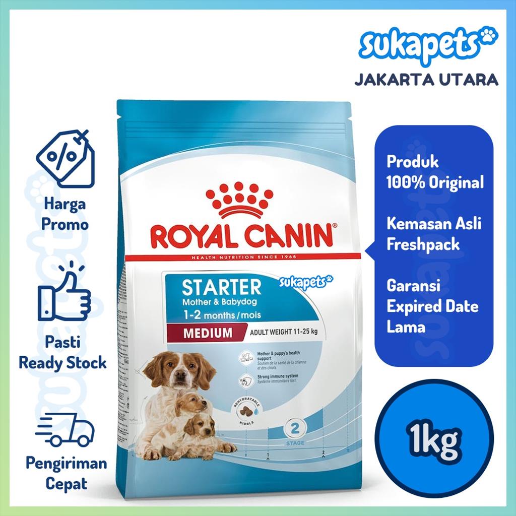 Royal canin 2024 medium starter 1kg