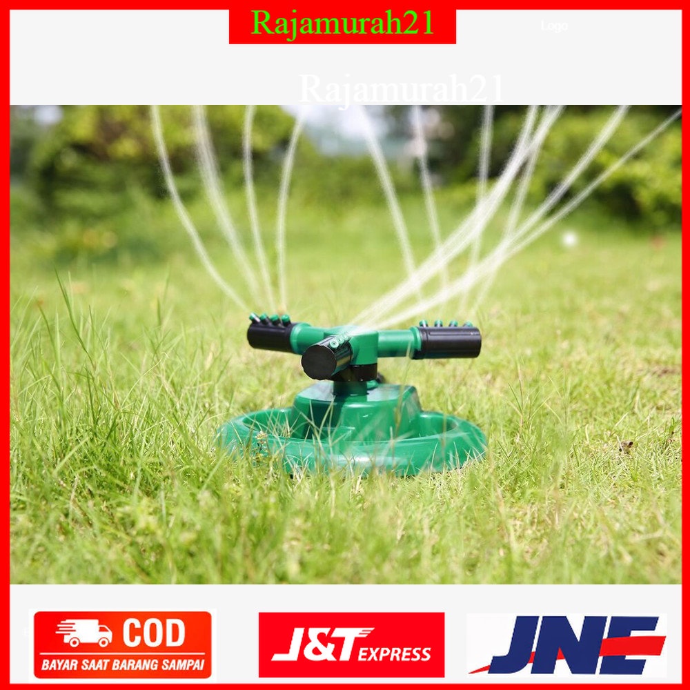 Round Sprinkler Air Taman 360 Derajat Full Set - Green - OMHZ8MGR