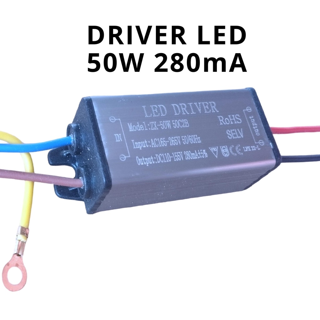 Jual Driver LED 50W 280mA Untuk Lampu PJU Cobra | Shopee Indonesia