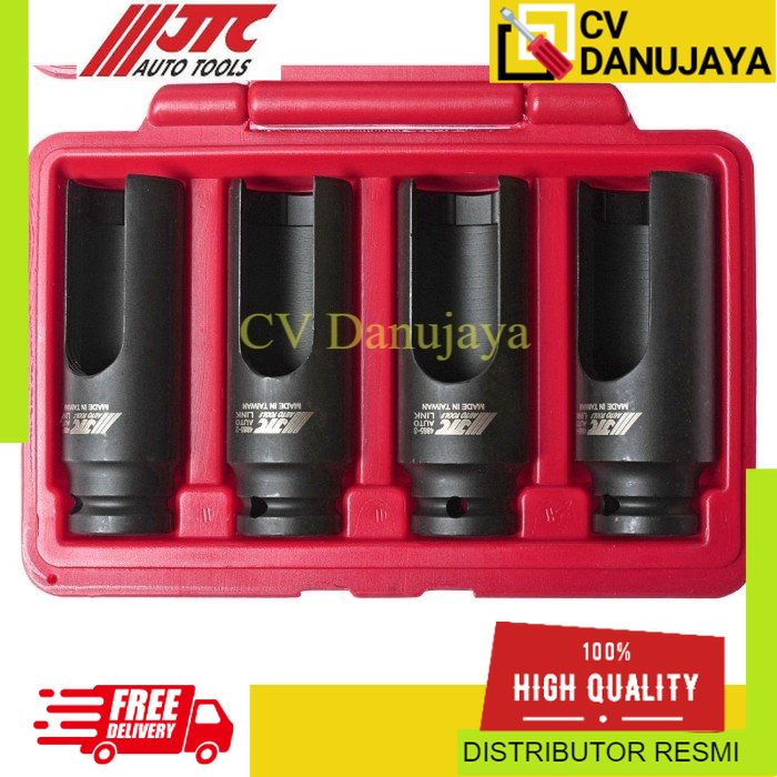 Jual JTC 4865-4Pcs Diesel Injector Nozzle Socket Mata Kunci Sok Sock ...