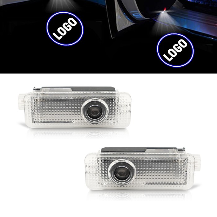Jual 2 pcs (Terbaru) LED welcome lights pintu Logo Land Rover Range ...