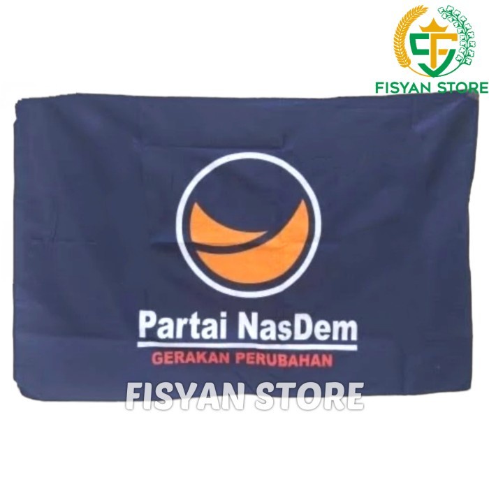 Jual Bendera Partai Nasional Demokrat Bendera Nasdem 2 X 3 M Shopee