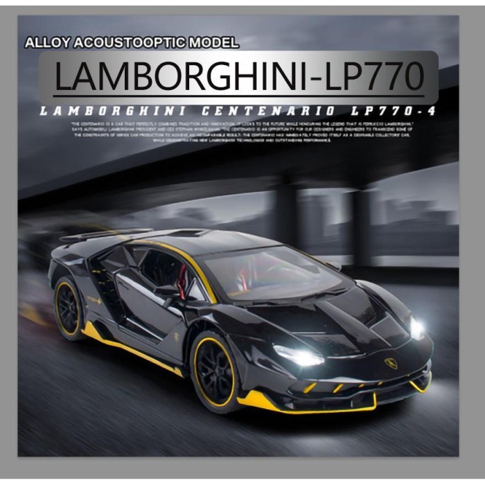 Jual 1:32 LP770 Diecast Car Lamborghini Centenario Mobil Mainan ...