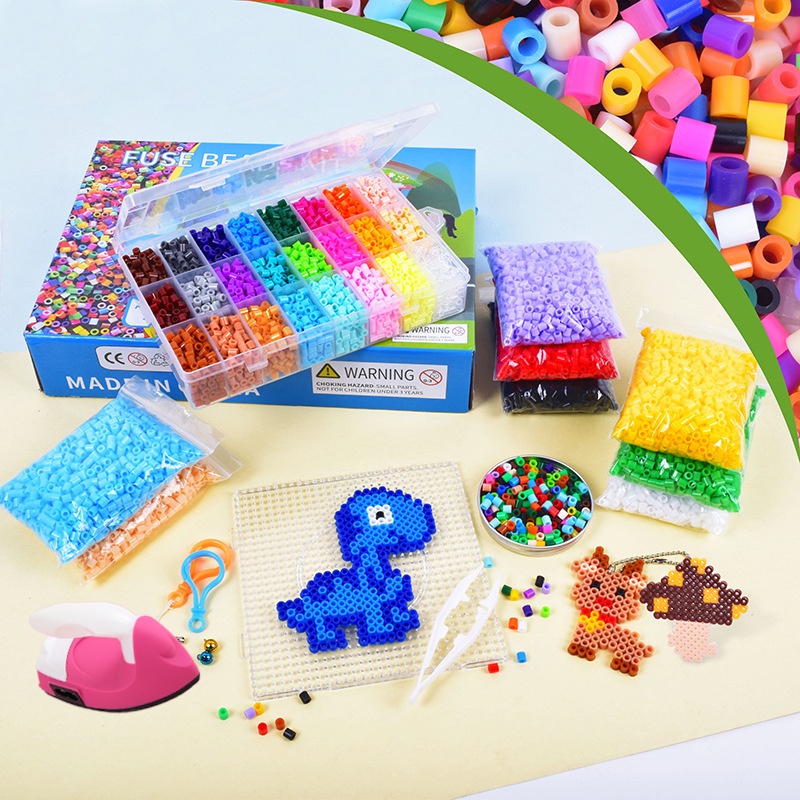 2.6mm/750pcs Box Hama Beads Mini Perler replenish colors Fuse Bead Iron  Beads for Kids Diy Puzzles High Quality Handmade Gift To