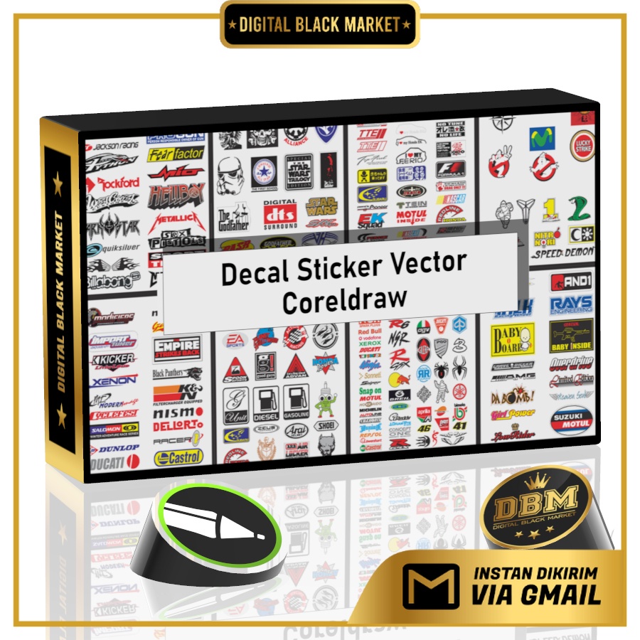 Jual Decal Sticker Vector Coreldraw Shopee Indonesia