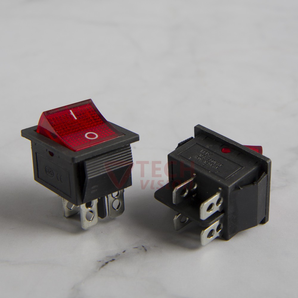 Jual Rocker Switch Lamp Lampu Besar 4 Pin Kaki Saklar On Off 4Pin ...