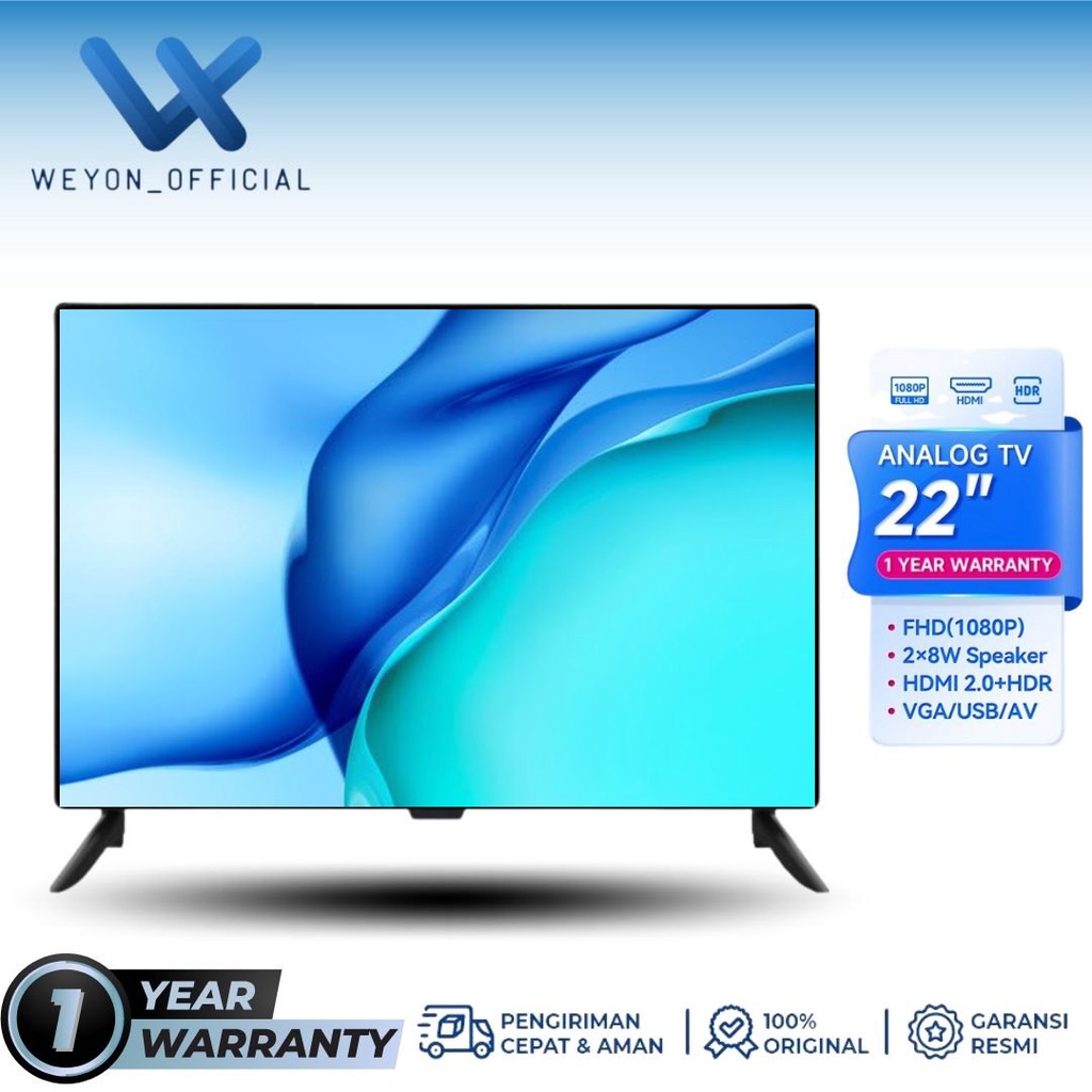 Jual PROMO WEYON TV DIGITAL 22 Inch TV LED Full HD Televisi Shopee Indonesia