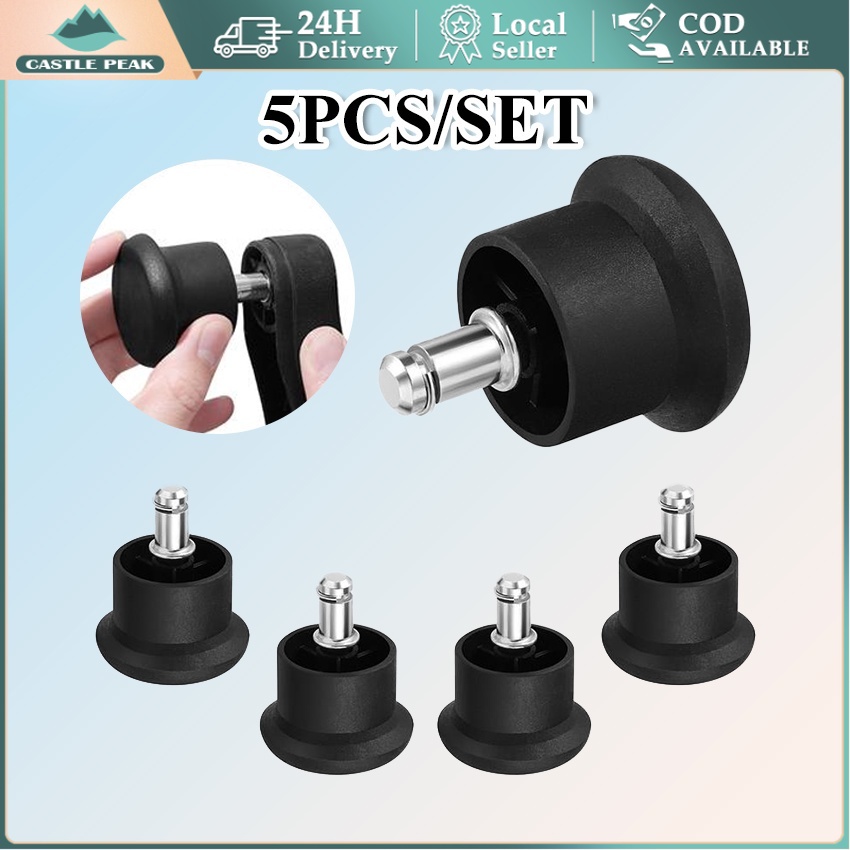 Jual 5 Pcs Replacement Office Chair or Stool Swivel Caster Wheels to ...
