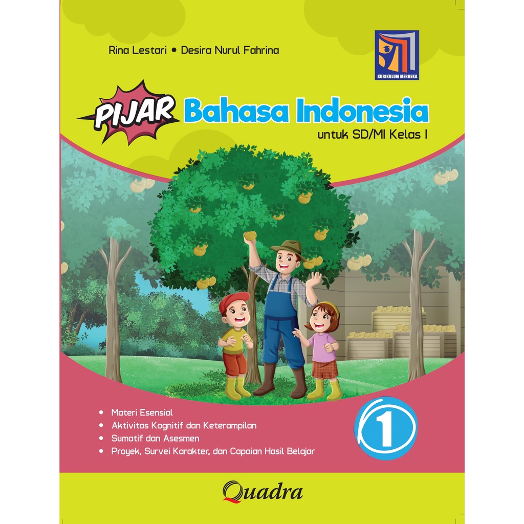 Jual Buku Pijar Bahasa Indonesia Kelas 1 Sd Mi Kurikulum Merdeka