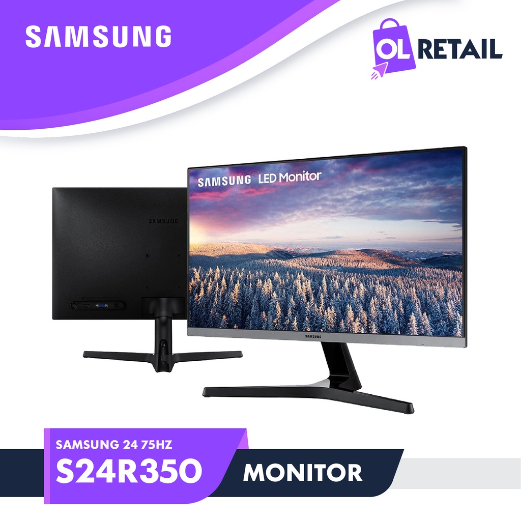 Jual MONITOR SAMSUNG S24R350 24" 75Hz IPS FHD HDMI LED (LS24R350FHE ...