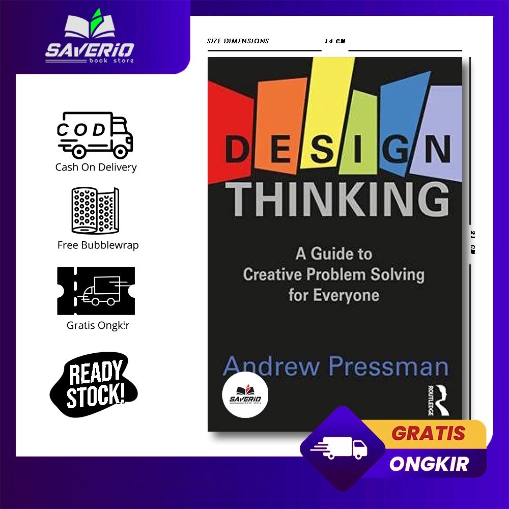 Jual Design Thinking: A Guide To Creative Problem Solving For Everyone ...