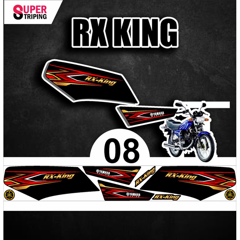 Jual STICKER RX KING Varian 08 - Desain Striping List Lis Stiker ...