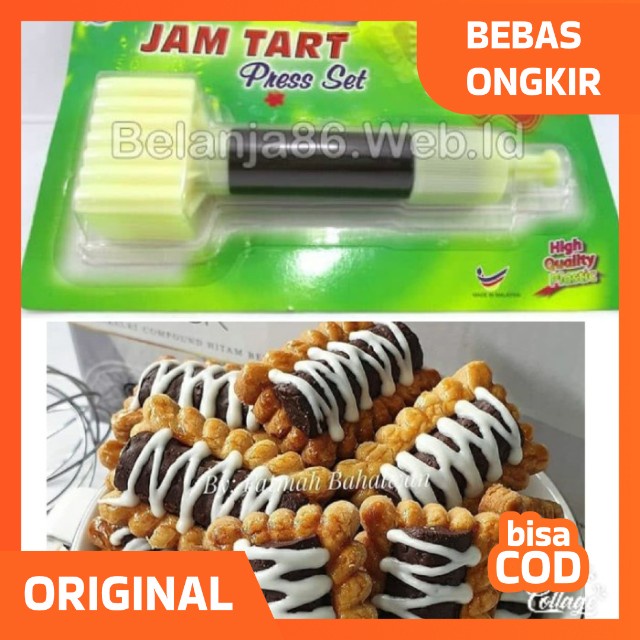 Jual Cetakan Biscuit Acuan Jam Tart Press Set No Alat Pencetak