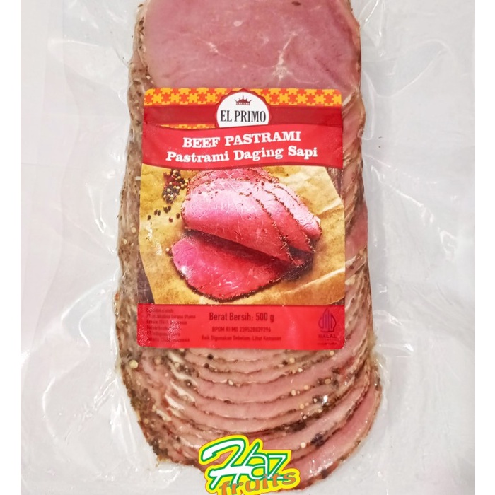 Jual El Primo Beef PastramiPastrami Daging Sapi 500gr Shopee Indonesia