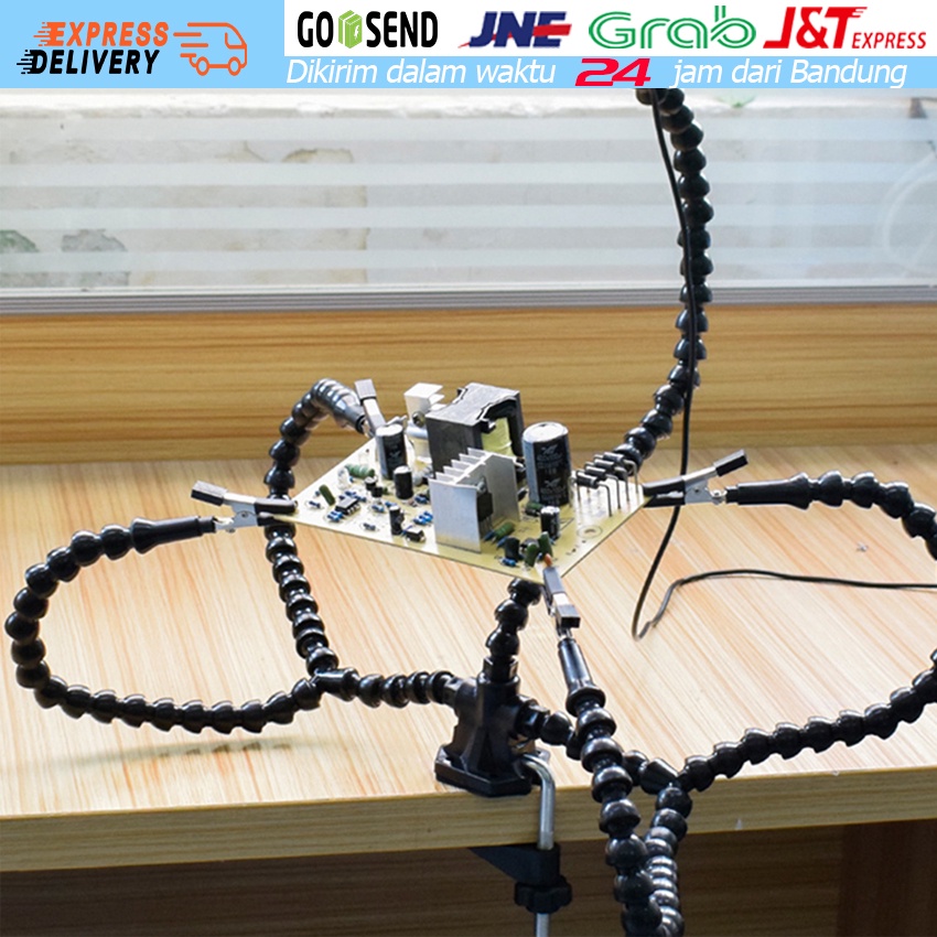 Jual Membantu Tangan Menyolder Alat PCB Tangan Ketiga Dengan Klip Yang ...