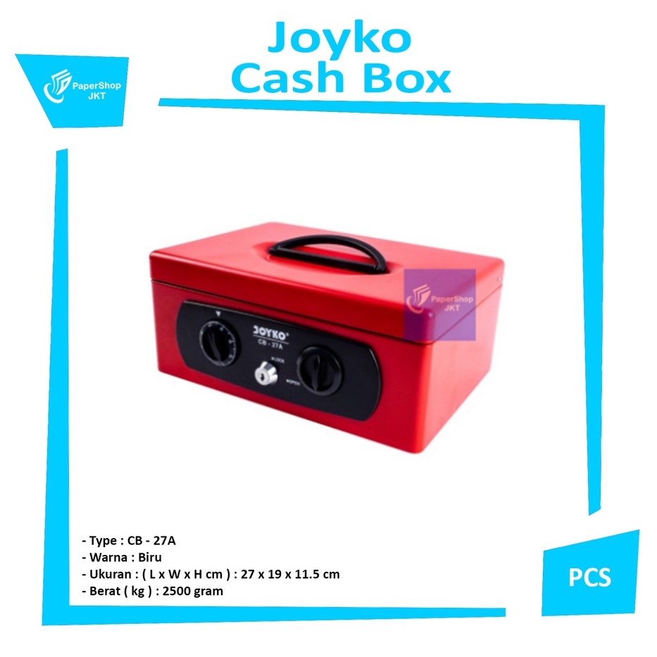 Jual JOYKO - Cash Box CB-27A Kotak Penyimpanan Duit | Shopee Indonesia