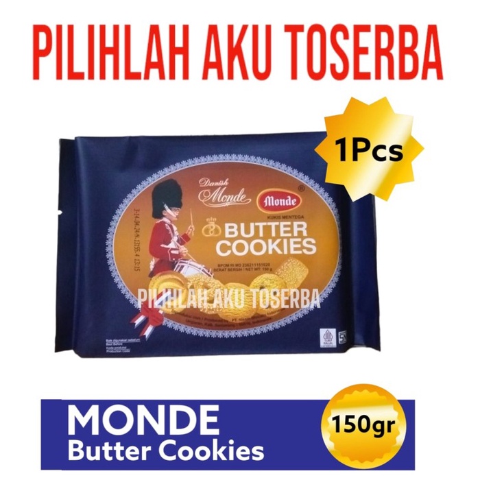 Jual Biskuit Monde BUTTER COOKIES 150 gr ( HARGA 1 Pcs ) Shopee