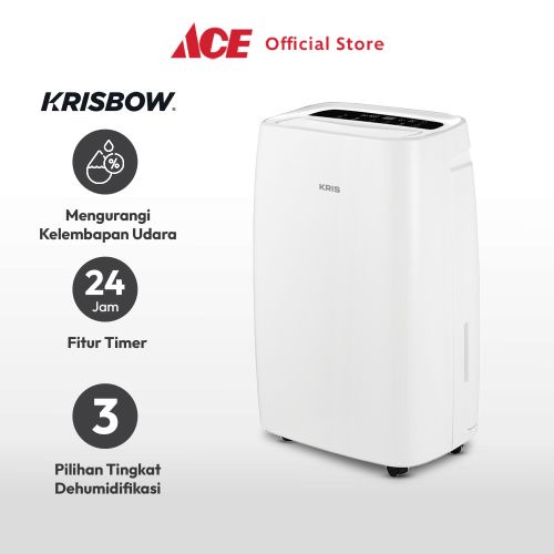 Jual Ace Kris Dehumidifier Dengan Display 20 ltr Putih Alat Pengatur