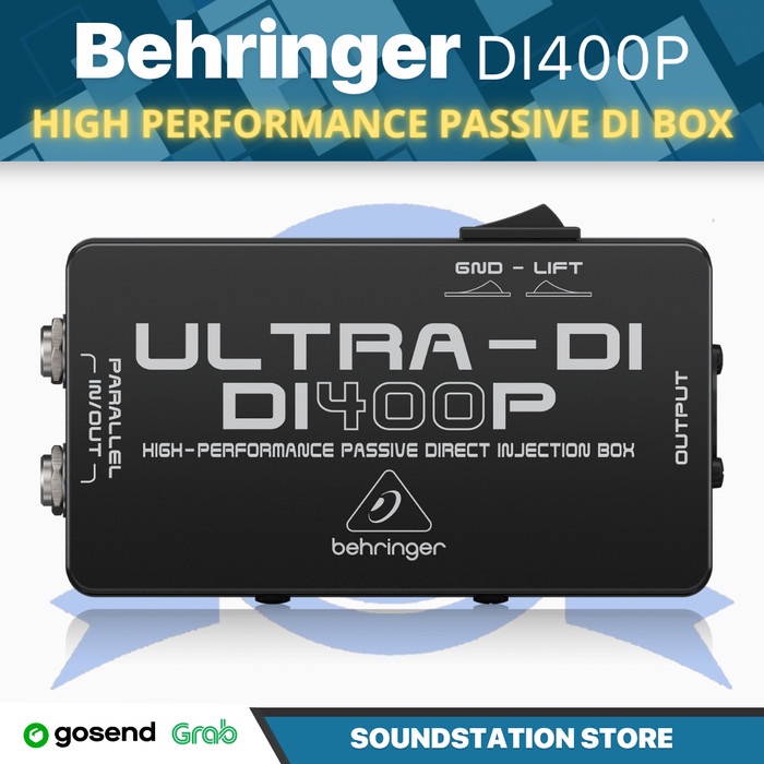 Jual BEHRINGER ULTRA-DI DI400P High Performance Passive DI Box | Shopee ...