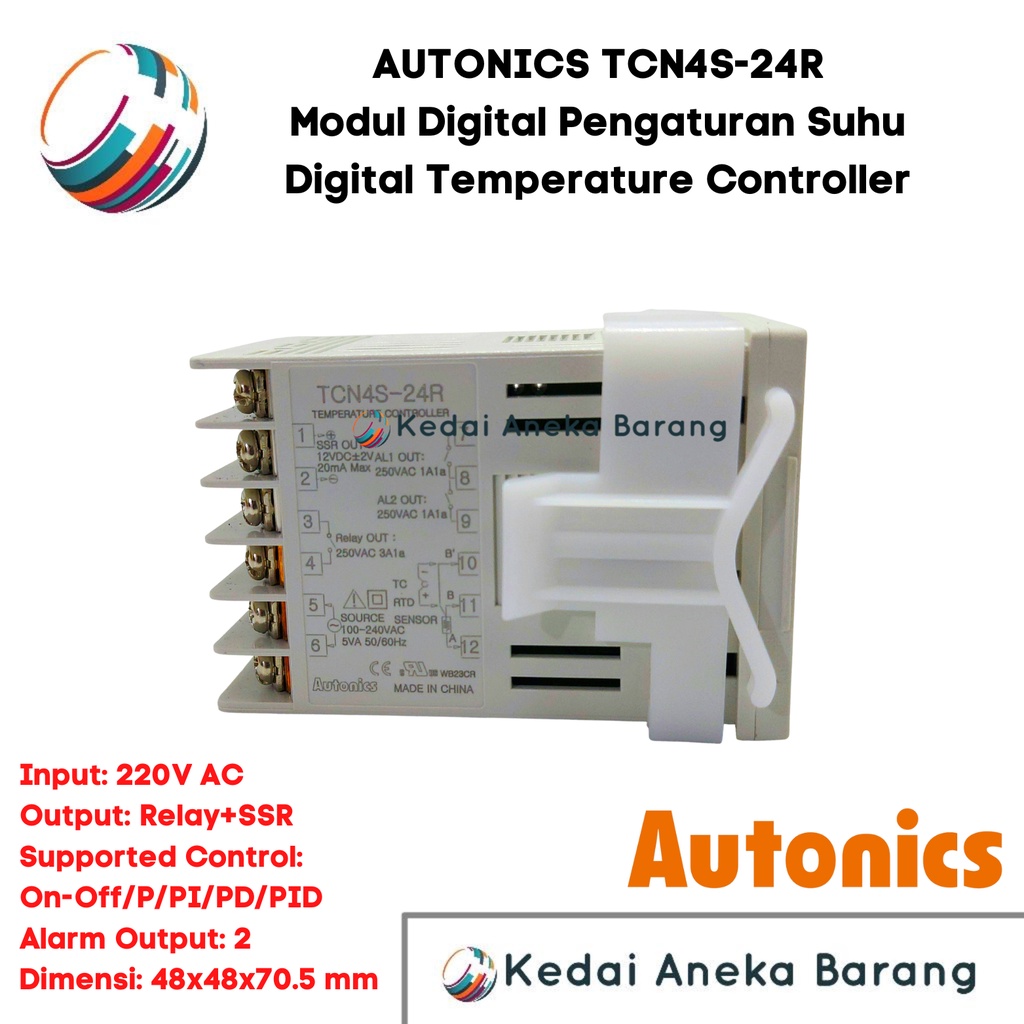 Jual Autonics TCN4S-24R TCN4S 24R Module Modul Digital Temperature ...
