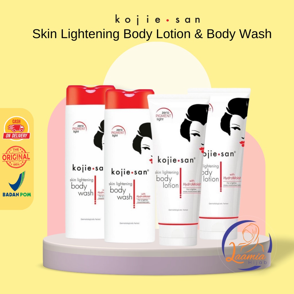 Jual Laamiahijab Part 2 KOJIE SAN Skin Lightening Series Body Lotion Body Wash with Hydromoist