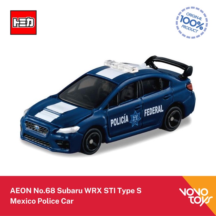 Jual Tomica AEON Subaru WRX STI Type S Mexico Police Car No.68 Takara Tomy  | Shopee Indonesia