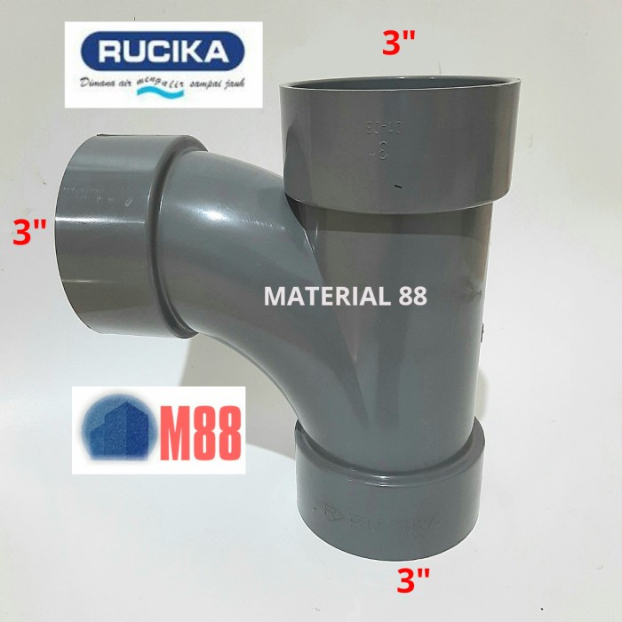 Jual Large Radius Tee 3x3 RUCIKA D 3 x 3 | Shopee Indonesia
