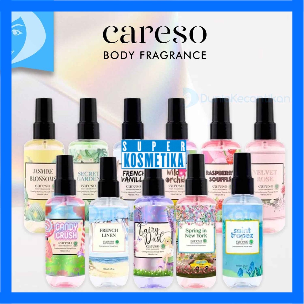 Jual Careso Body Fragrance 100ml Parfum Badan Body Mist BPOM Body Perfume Unisex Parfum Wanita